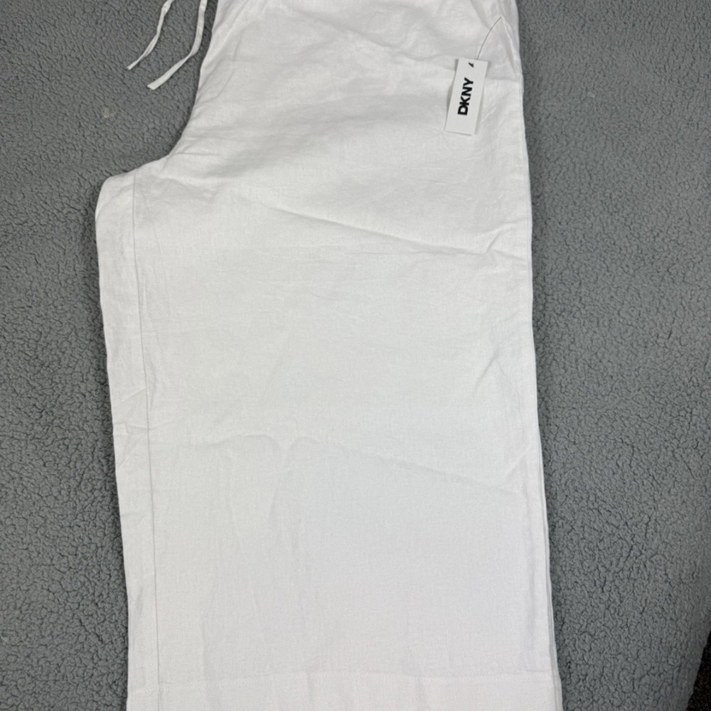 DKNY Crisp White‎ Crop Pants Trousers